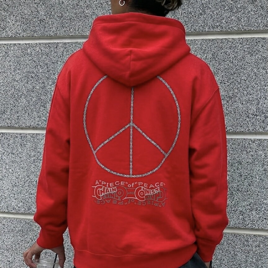 樂天商城 - 430 FOURTHIRTY フォーサーティー “A PIECE OF CHAIN CONNECT PEACE” Z/U PARKA［ピースオブチェインピースパーカー］