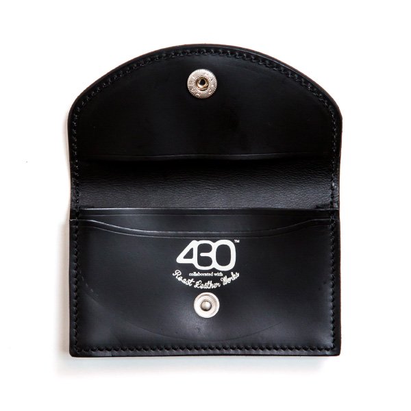 AMnineの430 FOURTHIRTY フォーサーティー RF C-FLAG CARD CASE [アールエフ シー-フラッグ カード ケース] 名刺入れ｜アングル2