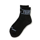 CM LOGO MID SOX  430 fourthirty 靴下 メンズ レディース おしゃれ ストリートブランド 吸湿発散性 通気性 厚手 ミドル丈ソックス