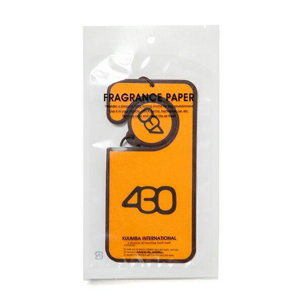 430 FOURTHIRTY フォーサーティー KUUMBA 430 PAPER FRAGRANCE [クンバ ペーパー フレグランス]