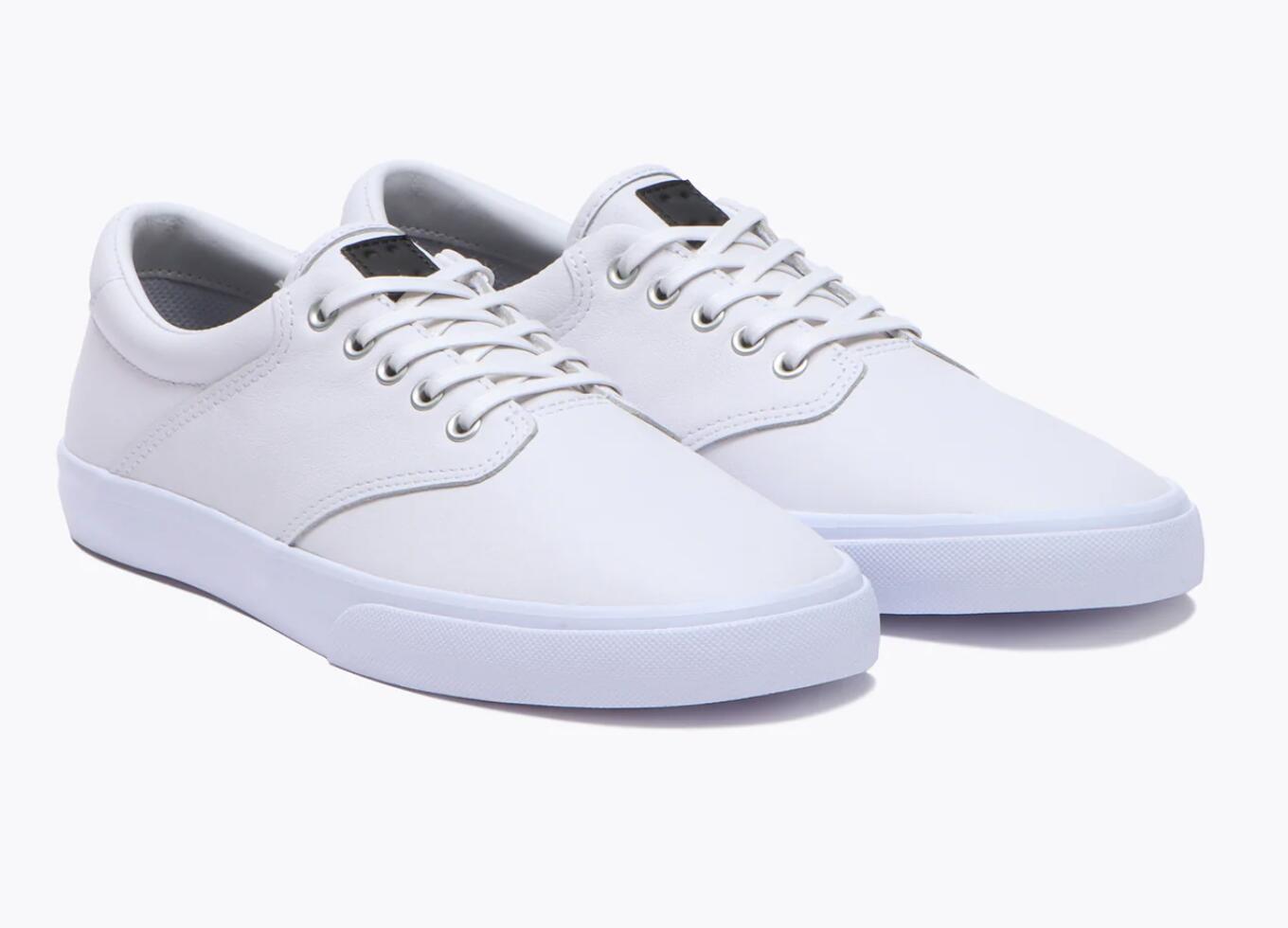 GRAVIS SKATEBOARDING FILTER LEATHER - WHITE/WHIT