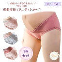 マタニティショーツ 3枚セット レディース ショーツ 3枚組 綿 妊娠中 下着 妊婦用下着 レース 浅履き ローライズショーツ 後期 可愛い 妊娠 産後 出産準備 V字 マタニティーショーツ マタニティー下着 大きいサイズ コットン