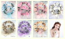 ★メール便で送料無料★花冠・ブライダル花冠・花かんむり・フラワー・造花 ・ヘッドドレス 花冠結婚式【ヘッドドレス花冠とリストレット二点セット】カラー:七色 ブライズメイド