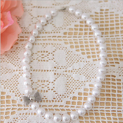 キッズパールネックレス 子供 アクセサリーブライズメイドプレゼントクリスマス