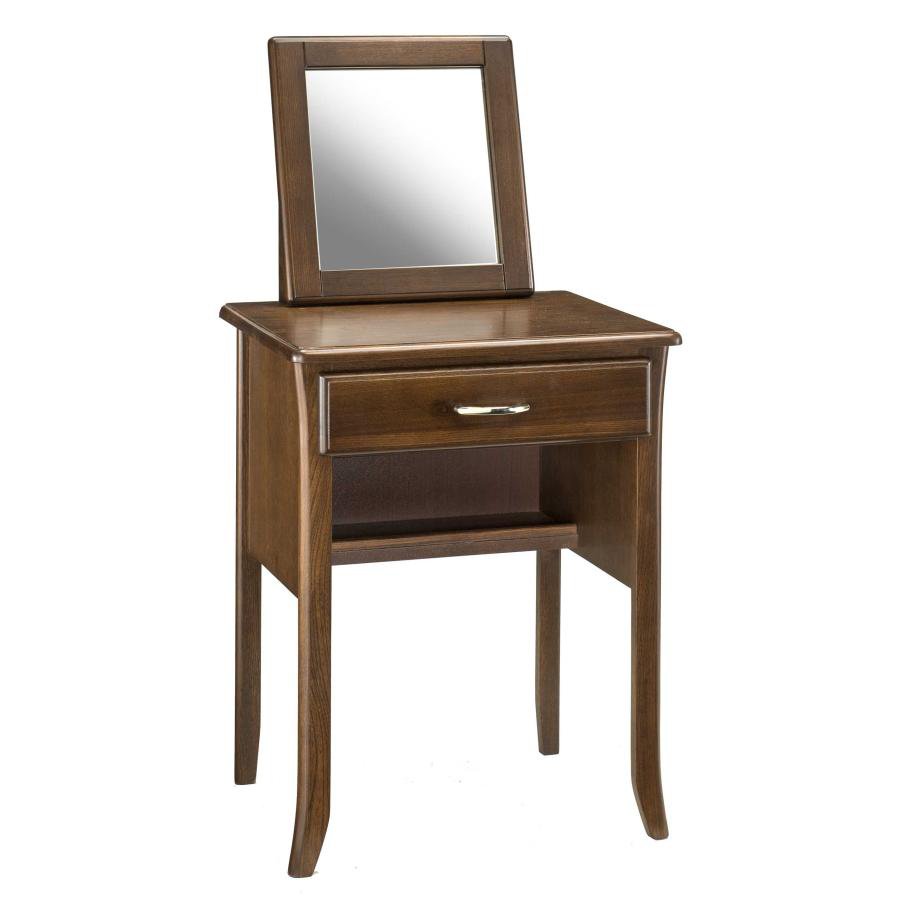 ドレッサー 単品 エルム 鏡台 ミラー 鏡 一面ドレッサー 化粧台 木製 メイク台 どれっさー ミラー 1面..