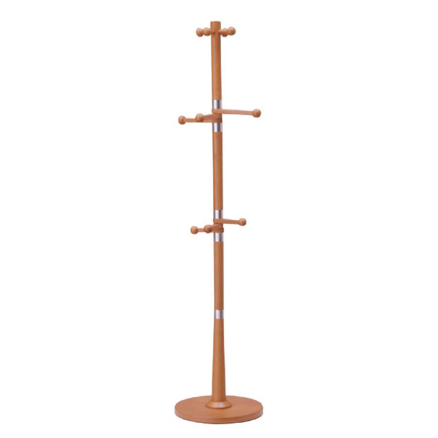 コートハンガー ポールハンガー コート掛け 木製ポールハンガー ナチュラル ハンガーラック ポールスタンド 木製ハンガー 木製 帽子掛け 玄関