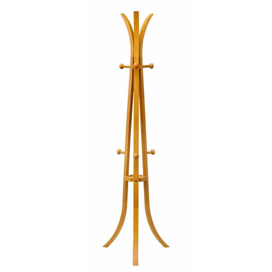 コートハンガー ポールハンガー コート掛け 木製ポールハンガー ナチュラル ハンガーラック ポールスタンド 木製ハンガー 木製 帽子掛け 玄関