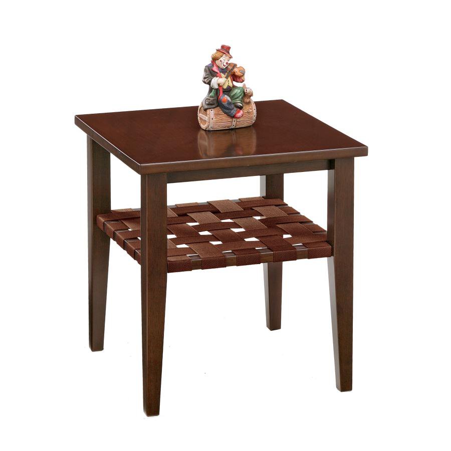 Rakuten - サイドテーブル テーブル ダークブラウン 幅45 高さ48 テーブル ミニテーブル ソファサイドテーブル サイドラック