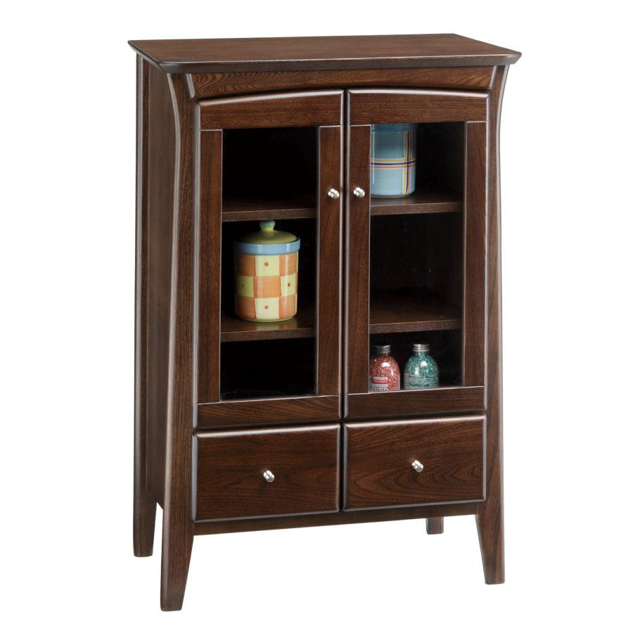 Rakuten - キャビネット サイドボード 戸棚 本棚 食器棚 サイビ 収納棚 飾り棚 木製 幅63cm 高さ90cm ガラスキャビネット カップボード 収納棚 棚 サイドキャビネット