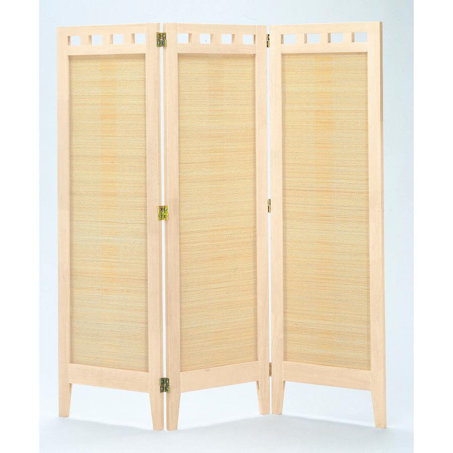 スクリーン パーテーション おしゃれ 衝立 ホワイト 3連 高さ130cm