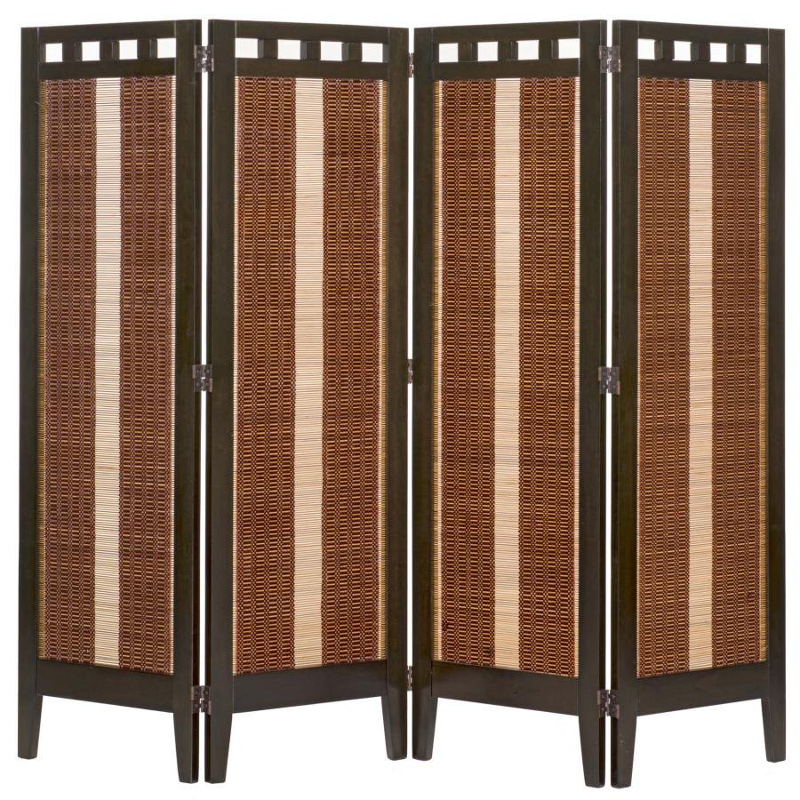 スクリーン パーテーション おしゃれ 衝立 ウエンジ 4連 高さ130cm