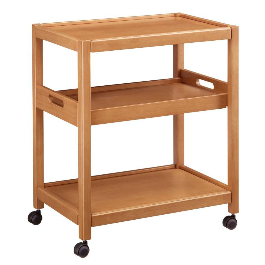 ●商品サイズ横幅 600 × 奥行き 400 × 高さ 700 mm●材質マイアン材●備考仕上げ：ウレタン塗装　商品重量：約9kg組立品 キャスター付き（2個ストッパー付）・ お盆兼用棚板付●送料無料（北海道・沖縄・離島は別途送料かかります...