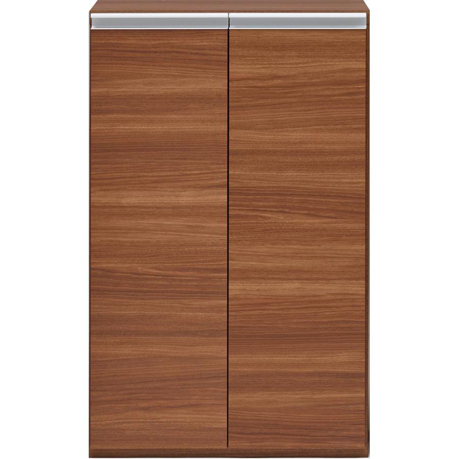 靴箱 下駄箱 幅61cm 高さ96cm 全扉 リアルウォールナット シューズボックス シューズラック 靴入れ 玄..