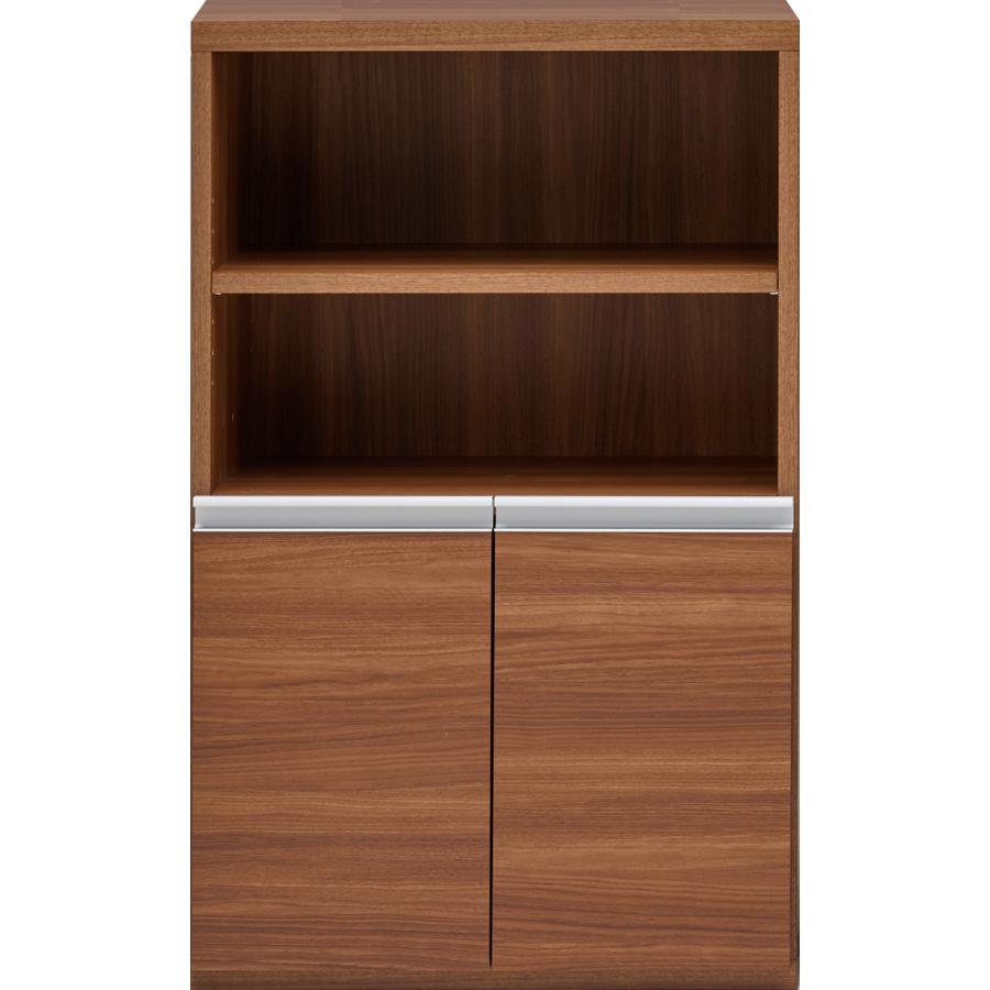 靴箱 下駄箱 幅61cm 高さ96cm 半扉 リアルウォールナット シューズボックス シューズラック 靴入れ 玄..