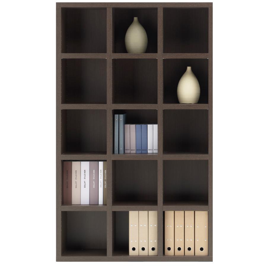 Rakuten - 本棚 書棚 棚 シェルフ 収納棚 3列 ハイタイプ 幅110cm 高さ180cm レベッカオーク ラック 完成品 日本製