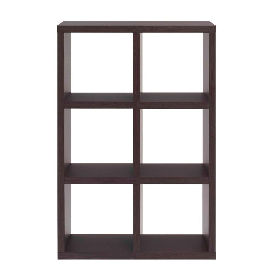 Rakuten - 本棚 書棚 棚 シェルフ 収納棚 オープンラック 間仕切り 両面シェルフ レベッカオーク 2列3段 幅78cm 高さ115cm ラック 完成品 日本製