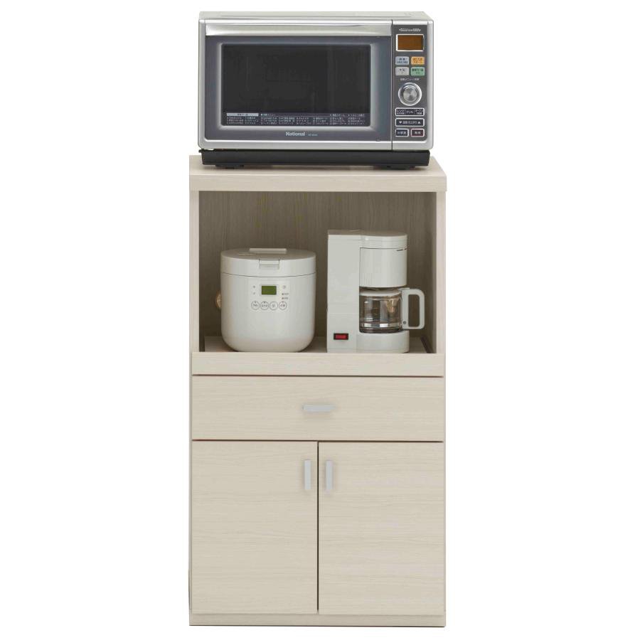 Rakuten - レンジ台 レンジボード キッチンボード ラック 55cm 家電 収納 食器棚 キッチン ダイニング キャビネット 棚 完成品 日本製