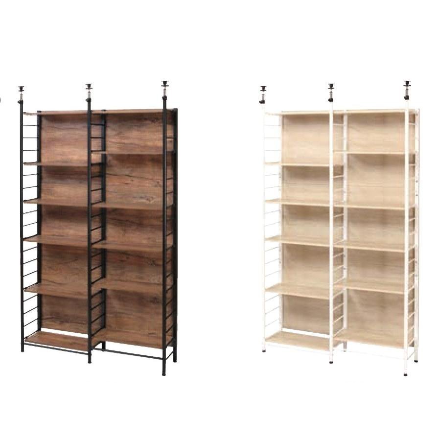 スクリーンラック 間仕切り パーテーションラック リビング 仕切り パーテーション 突っ張り棚 突っ張..