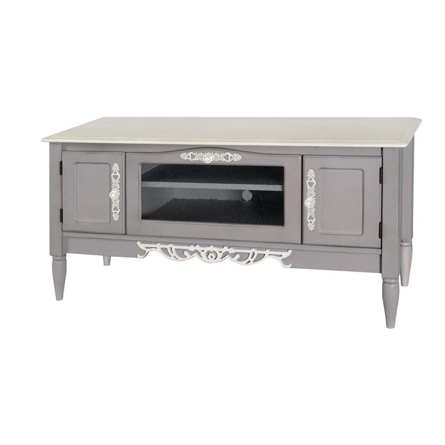 Rakuten - テレビ台 ローボード 幅100cm リビングボード テレビラック AVボード かわいい アンティーク