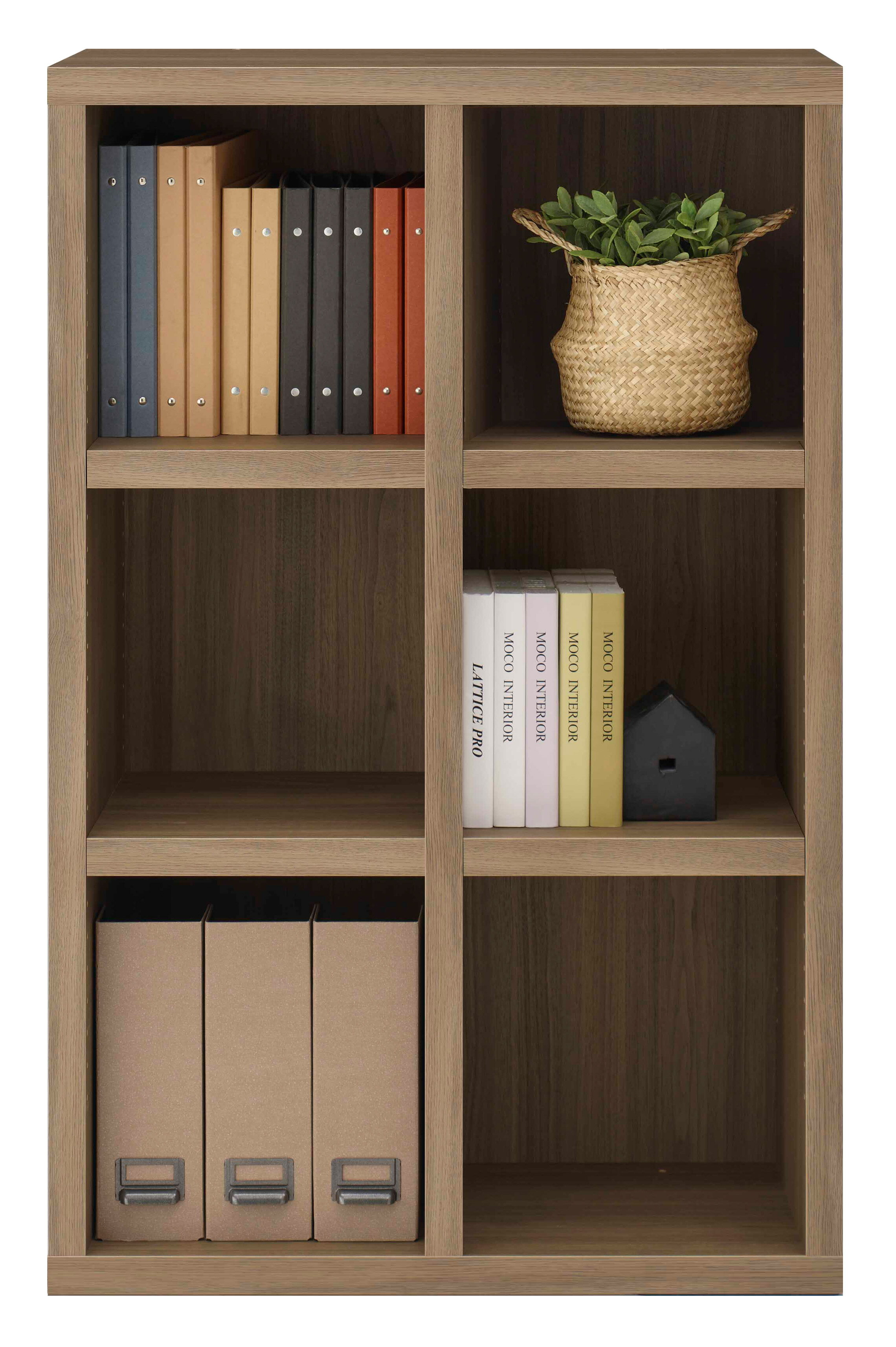 Rakuten - ラック オープンラック 幅75cm高さ114cm グレージュ ギャンビットウォール 本棚 完成品 棚 収納 収納棚 収納ラック ブックラック 日本製