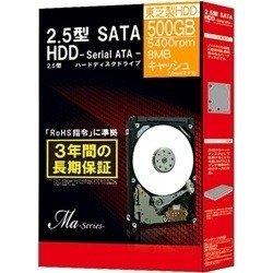 MARSHAL 東芝製 2.5インチ SATA-HDD Maシリーズ 500GB MQ01ABF050BOX