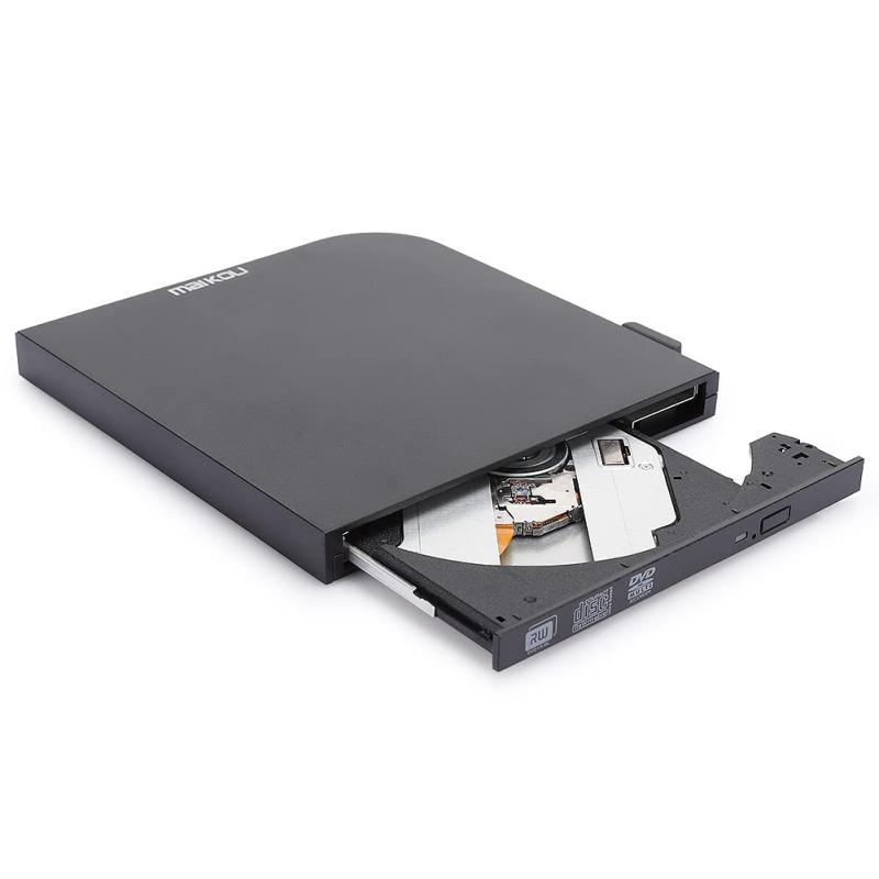 外部 DVD ドライブ、USB2.0 外部光学式ドライブ DVD レコーダー ライター、USB C 5Gbps DVD プレーヤー