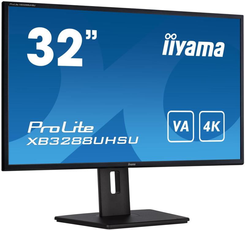 iiyama j^[ fBXvC 31.5C` 4K2K (3840~2160) VA  px c] HDMI DisplayPort USBnu 3N T|[g XB3288UHSU-B5