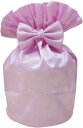 骨袋 骨壷カバー 覆い袋のみ 桜包 さくらつつみ 花びら大 リボン付き 覆袋 5寸 ペット供養 ペットロス (ピンク)