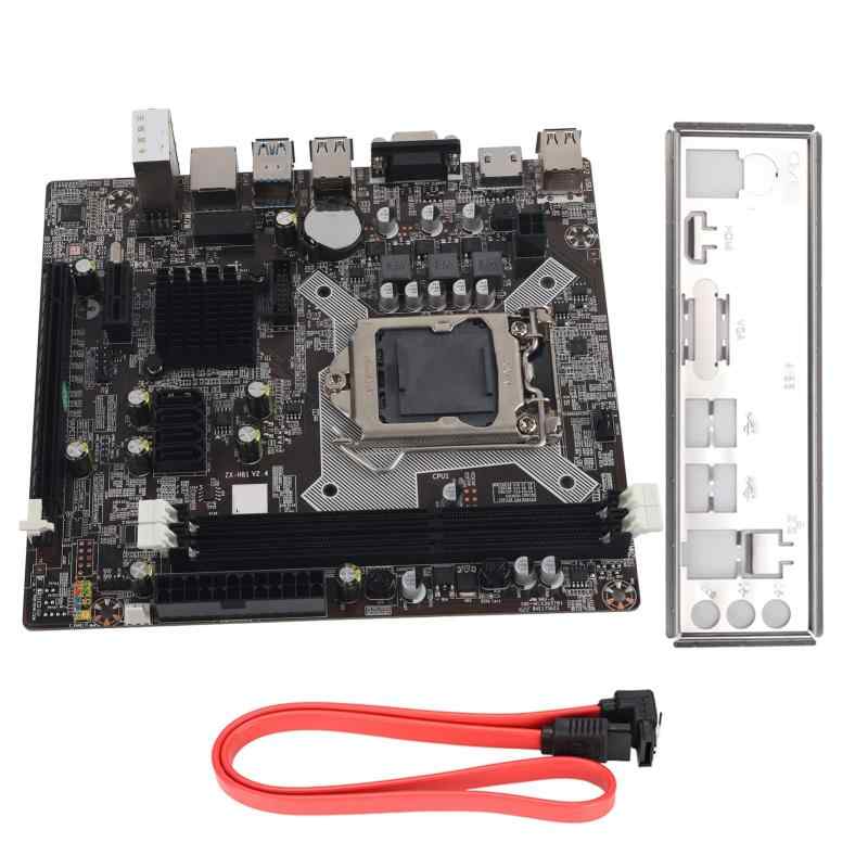 PC USB 2.0 マザーボード、H81 LAG1150 DDR3 マザーボード、 SATA 2.0 サポート VGA + デュアル出力