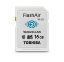 TOSHIBA(東芝) 無線LAN搭載SDHCカード(FlashAir) Class10 16GB 海外パッケージ品 SD-R016GR7AL01