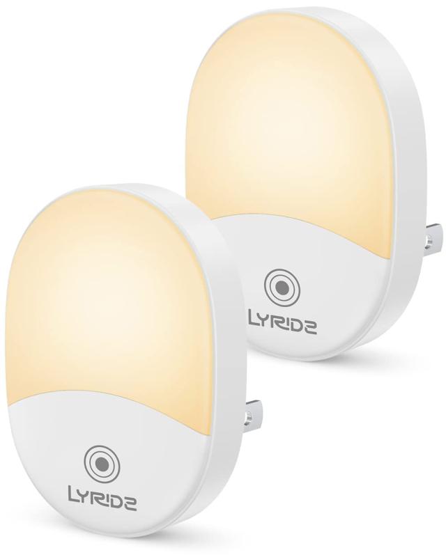 LYRIDZ センサーライト 室内 光センサー 常夜灯 コンセント 暗くなると自動点灯 明暗センサーライト