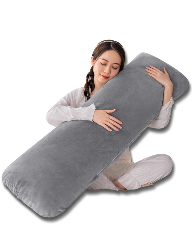 抱き枕 抱きまくら だきまくら 120cm 低反発 横向き寝 気持ちいい ふわふわ 妊婦 男女兼用 大きい ロング枕 クッション 長い枕 ロングピロー 体にフィット 安眠 快眠 カバー洗える