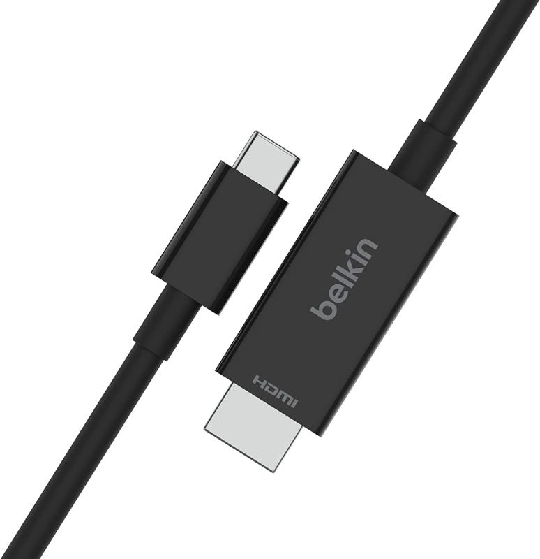 Belkin USB-C to HDMI HDMI2.1 8K/60Hz 4K/144Hz AVC012bt2M-013btBK