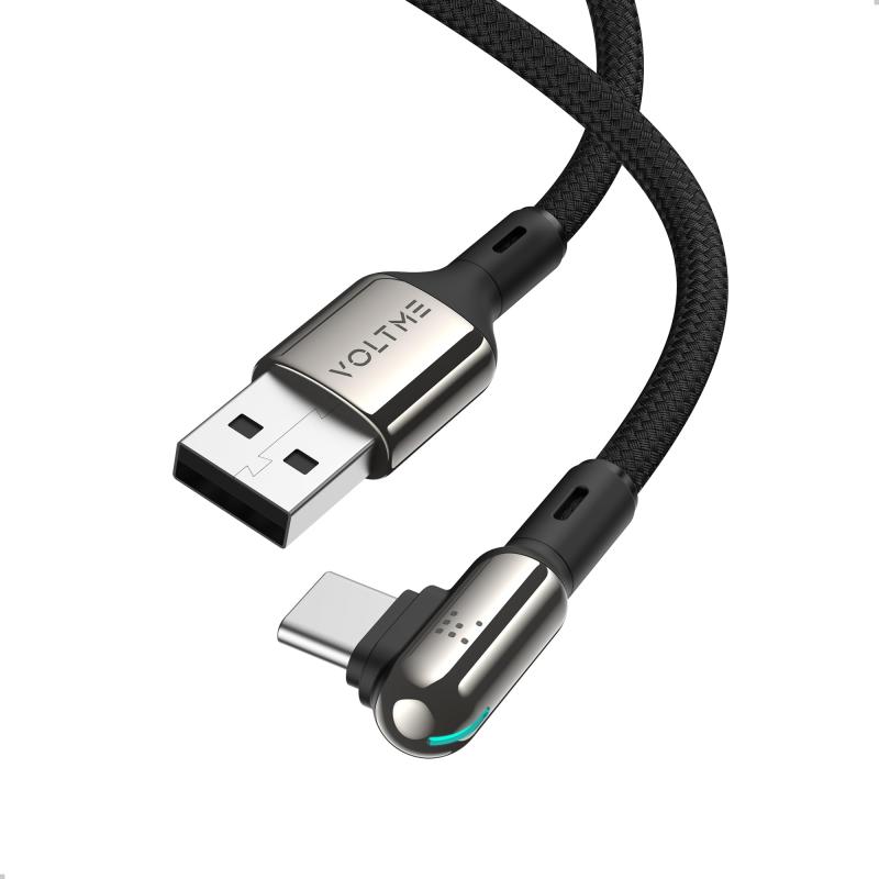 楽天AMORE楽天市場店VOLTME USBケーブル USB-A to USB-C L型
