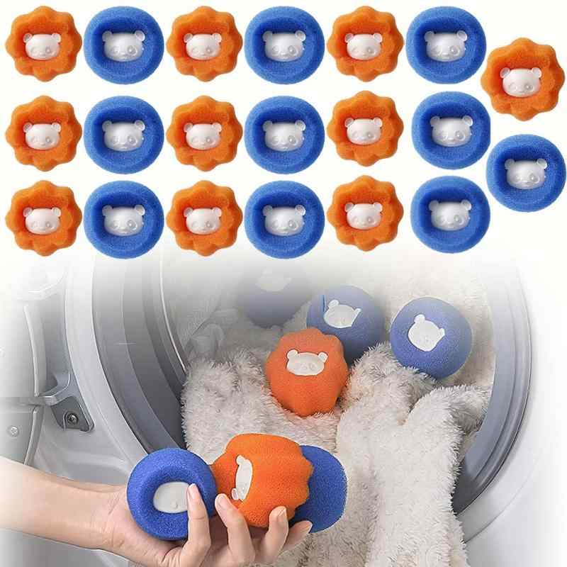 Refoiner 洗濯ボール 洗濯機 乾燥機 ボール ほこり取り 毛玉取り 繰り返し使用可能