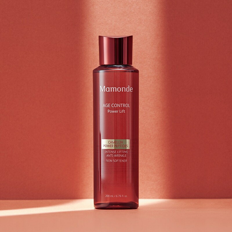 【 Mamonde 公式 】 エイジ コントロール パワー リフト スキン ソフナー 200ml【 マモンド 】 化粧水 エイジングケア 保湿 弾力 バリア機能 ペプチド コラーゲン 紅参 高麗人参 サポニン ツバキ 椿 ハリ 乾燥 年齢肌 スキンケア 韓国コスメ 化粧品 アモーレパシフィック 3