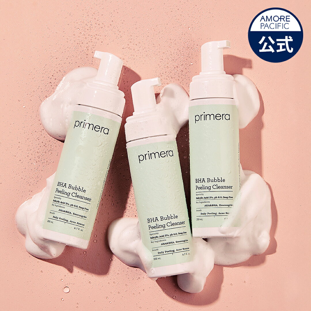 【primera公式】BHA バブル ピーリング クレンザー 200ml【プリメラ】 クレンジン...