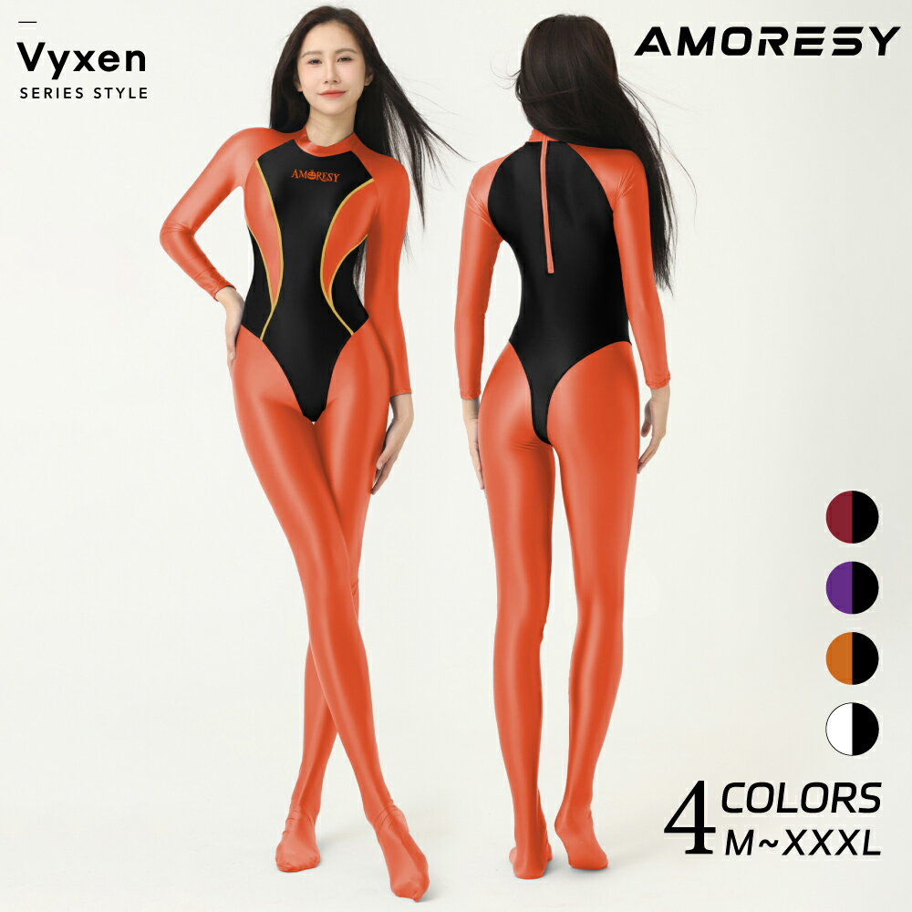 AMORESY 公式 ハロウィン限定 Vyxenシリーズ スプーキーキャットスーツ コスプレ パーティー 撮影用 ア..
