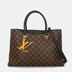 【中古／Bランク】ルイ ヴィトン LOUIS VUITTON N40050 LV LVリバーサイド ショルダーバッグ ハンドバッグ 2WAY ダミエ レザー ブラウン レディース メンズ