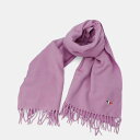 yViz ] Lcl MAISON KITSUNE HU06228BT3004 P502 UNISEX TORICOLOR FOX WOOL SCARF }t[ Xg[ tWt gR[ tHbNXhJ LILAC CbN p[v B[KE[ jZbNX