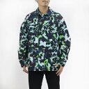 ＼P3倍 24日20時～／ ケンゾー KENZO FB65VE2139D1 57 PRINTED WORKWEAR JACKET ジャケット ブルー系 グリーン系 フラワープリント フローラル コットン メンズ コットン