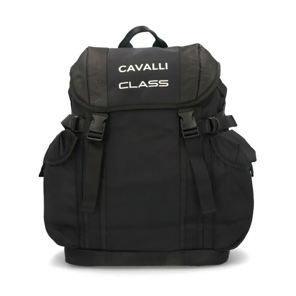  カヴァリクラス CAVALLI CLASS バッグ OXV10JSB049 05051 ユニセックス BLACK リュック バックパック メンズ レディース 大容量 シンプル ロゴ