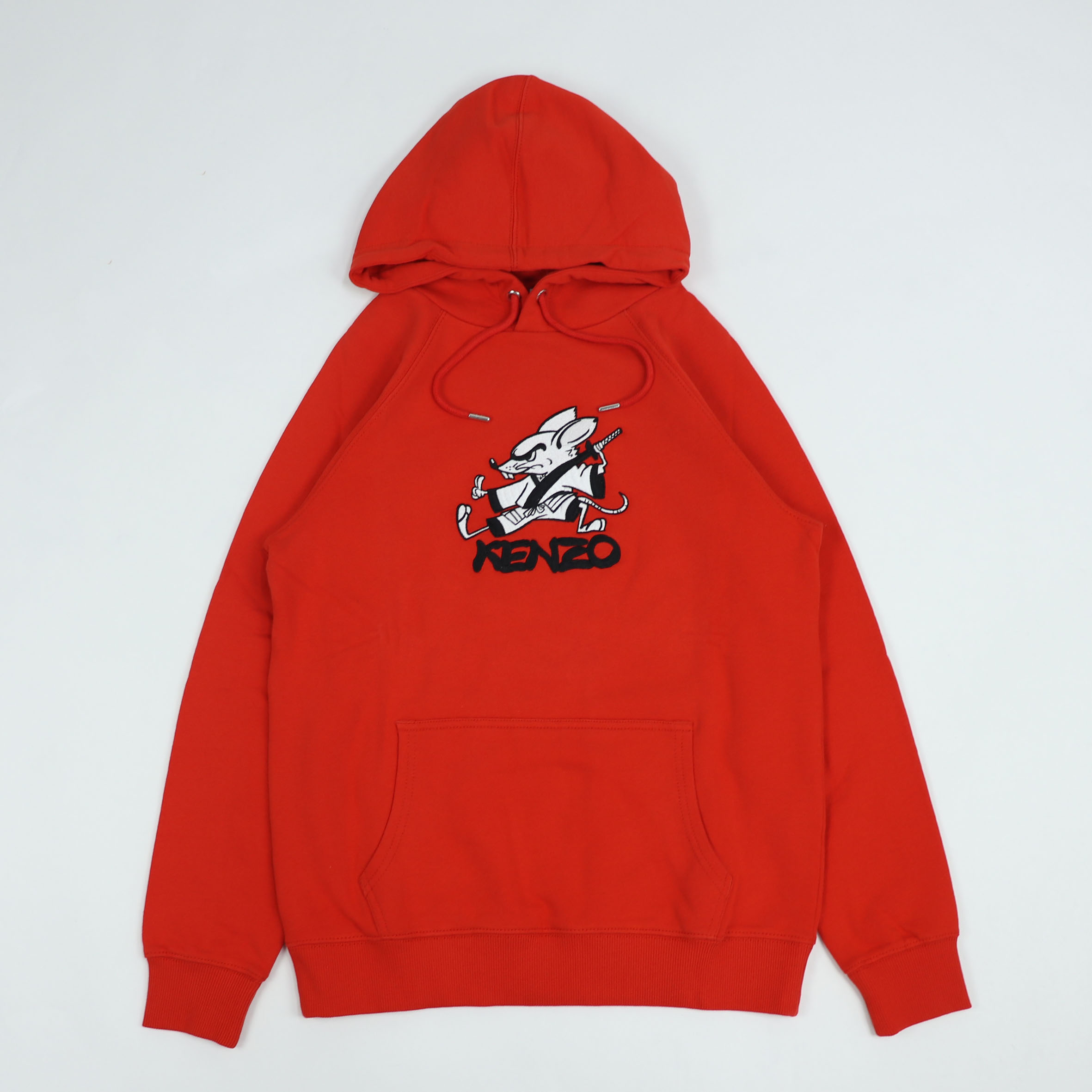 ケンゾー トレーナー メンズ 【新品】 ケンゾー KENZO FA52SW7754Z5 21 CLASSIC HOODIE CNY KENZO スウェット トレーナー パーカー フーディー カンフーラット プリント レッド系 コットン メンズ