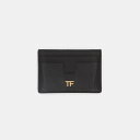 ＼最安値に挑戦／【新品】 トムフォード TOM FORD S0250T G05 BLK/GRAIN LEATHER CLASSIC TF CARD HOLDER カードケース BLK レディース