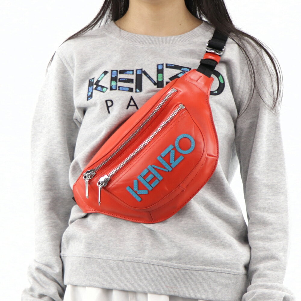 【新品】 ケンゾー KENZO バッグ ボディバッグ・ウエストポーチ F955SA507L47 21 ユニセックス レッド系 メンズ レディース ロゴ