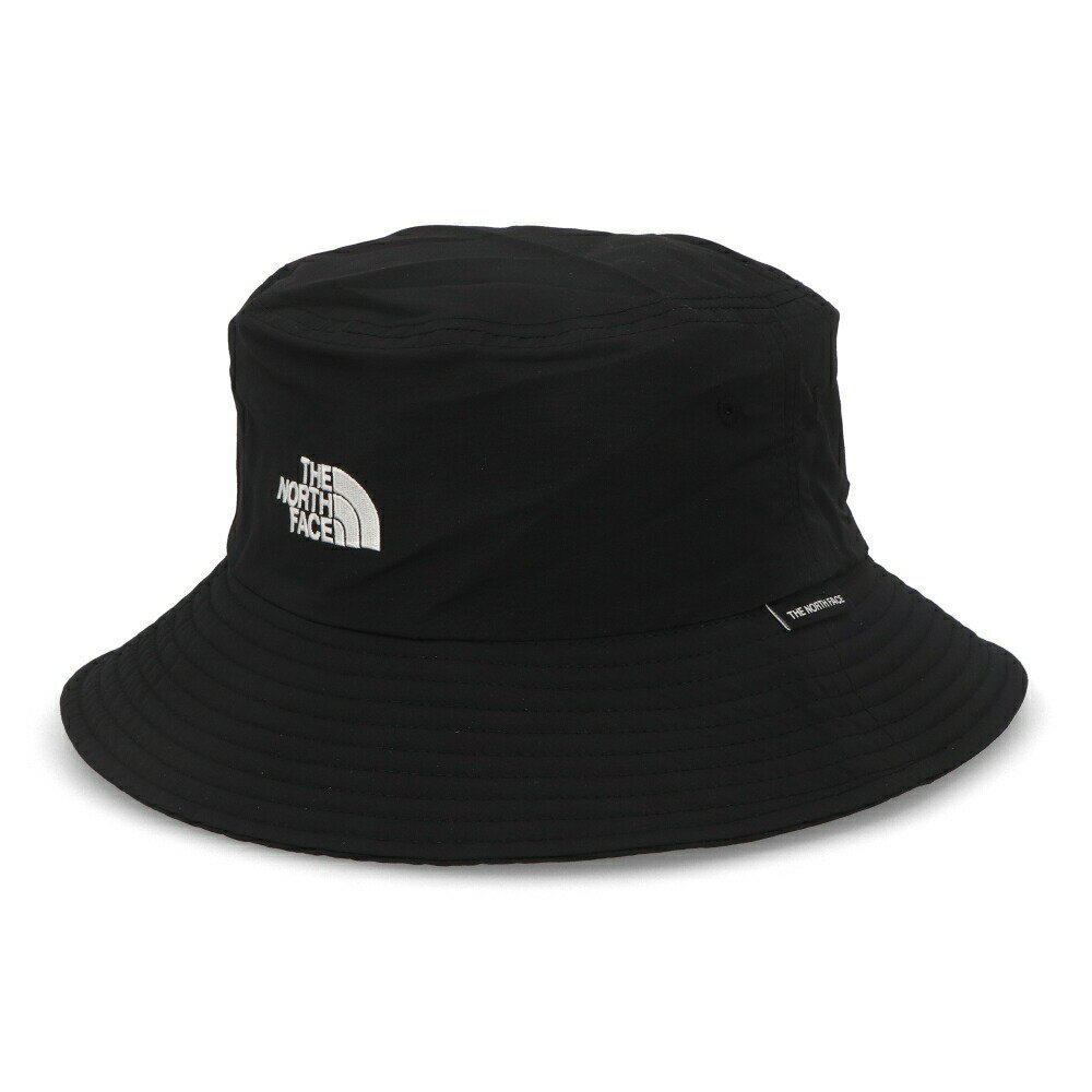 【新品】 ザノースフェイス THE NORTH FACE 帽子 バケットハット NE3HP12A ECO BUCKET HAT エコバケットハット ユニセックス BLACK メンズ レディース ひも付き 調節可能 ロゴ