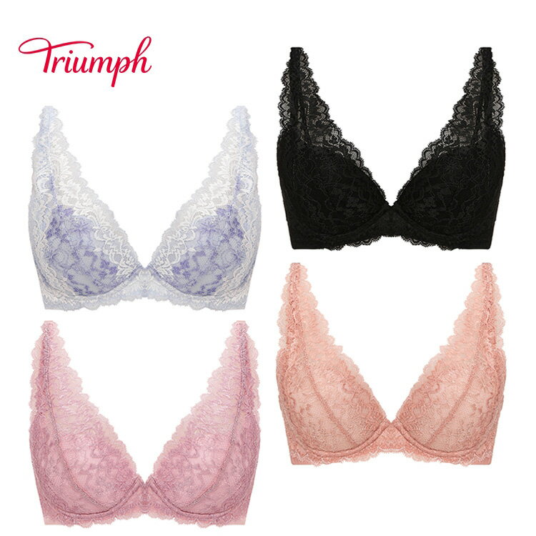 ★セール49％OFF★ トリンプ 天使のブラ スリムライン542 ブラジャー【A,B,C,Dカップ】TR542 WHU ブラレットデザイン レディース 下着 レース 大きいサイズ ラージサイズ