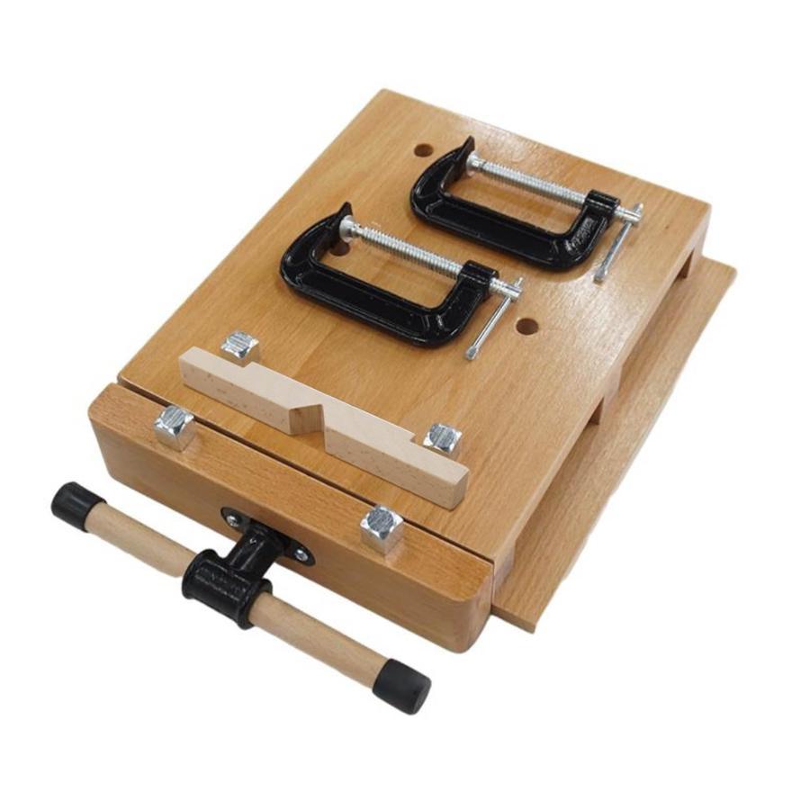 大型 無垢材 卓上 万力 木工 作業台 アンビル卓上バイス 木工 クランプ 木製 バイス 切削 研磨 加工 固..