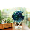 光動力永久運動磁気浮上地球儀装飾品 4インチ 6インチ 衛星雲地図 4インチ 6インチ 8.5インチ地球儀 光動力操作 静かで安定 オフィスや家の装飾に使用可能...