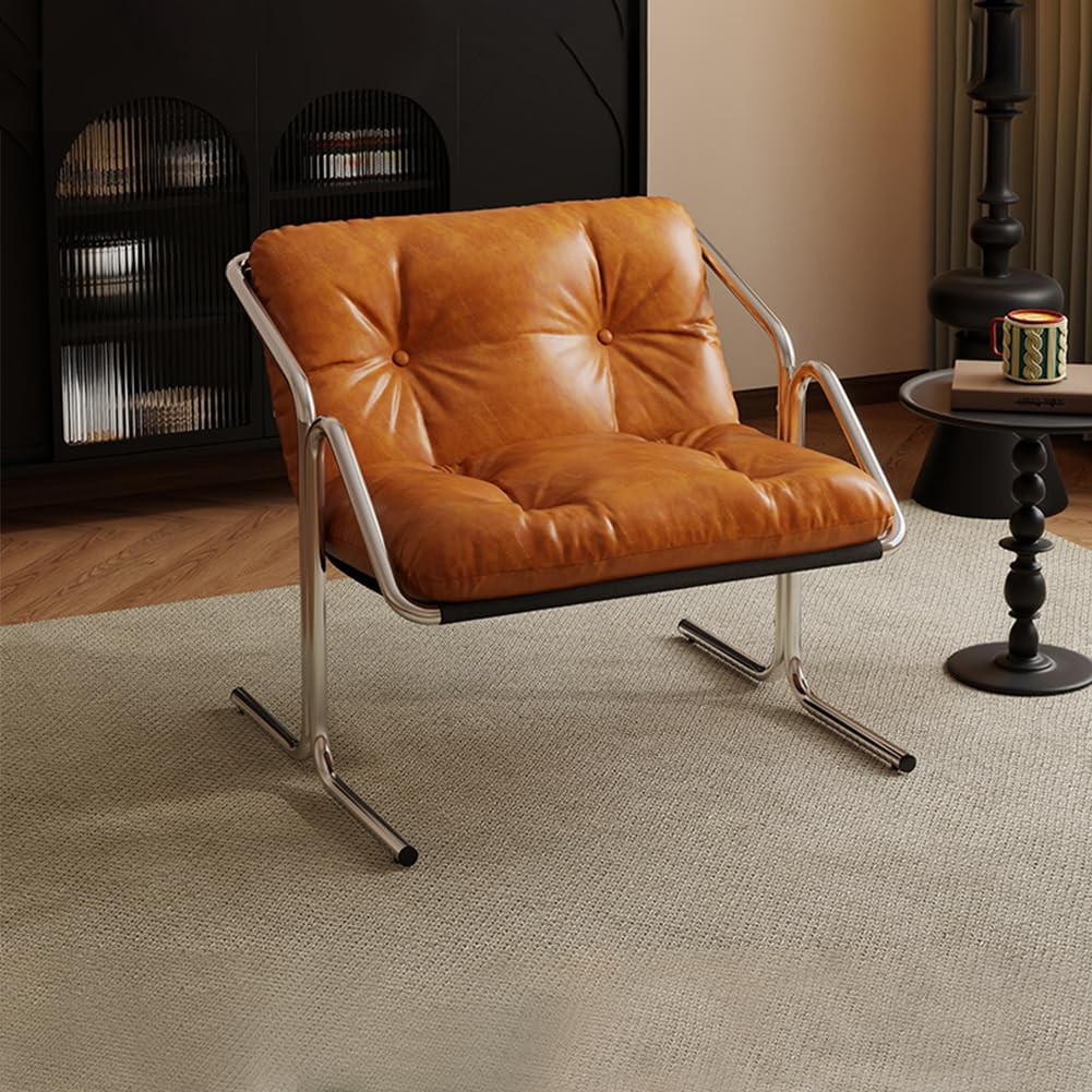 リクライニングチェア パーソナルチェア リラックスチェアPUレザー 1人掛けソファー 読書椅子バルコニーリラックス高耐荷重 水や汚れに強い 組み立てが簡単 客間 寝室 家庭用 耐荷重300kg通気性よい